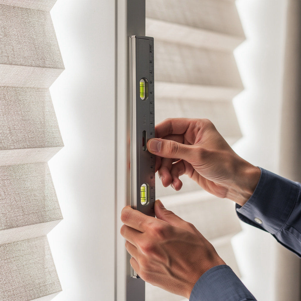 NewLook Interiors professional installation process - measuring and fitting custom blinds, curtains, wallpaper and wall panels in Calgary homes